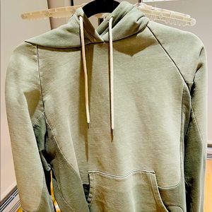 John Elliott men green sweatshirt hoodie size large